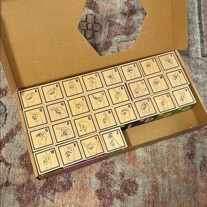 Uncle Goose American Braille Sign Language Blocks Educational Toy Communication